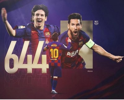 Messi moves past Pele to become top goalscorer for a single club