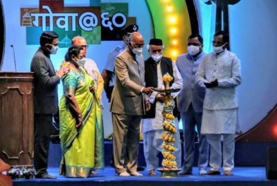 President lauds Goa for rapid strides in per capita GDP, tourism
