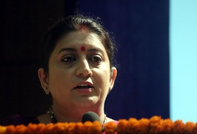 Smriti says Cong in same state as Rahul in Amethi