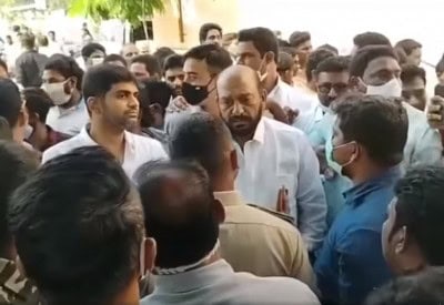 Viral rumours spark dramatic scenes between political rivals in Andhra