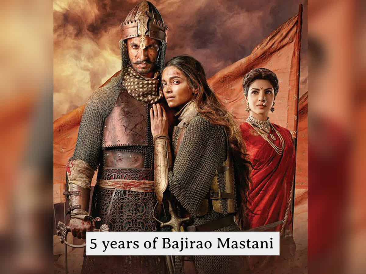 5YearsOfBajiraoMastani: Bhansali productions pay tribute to Kashibai, Bajrirao and Mastani