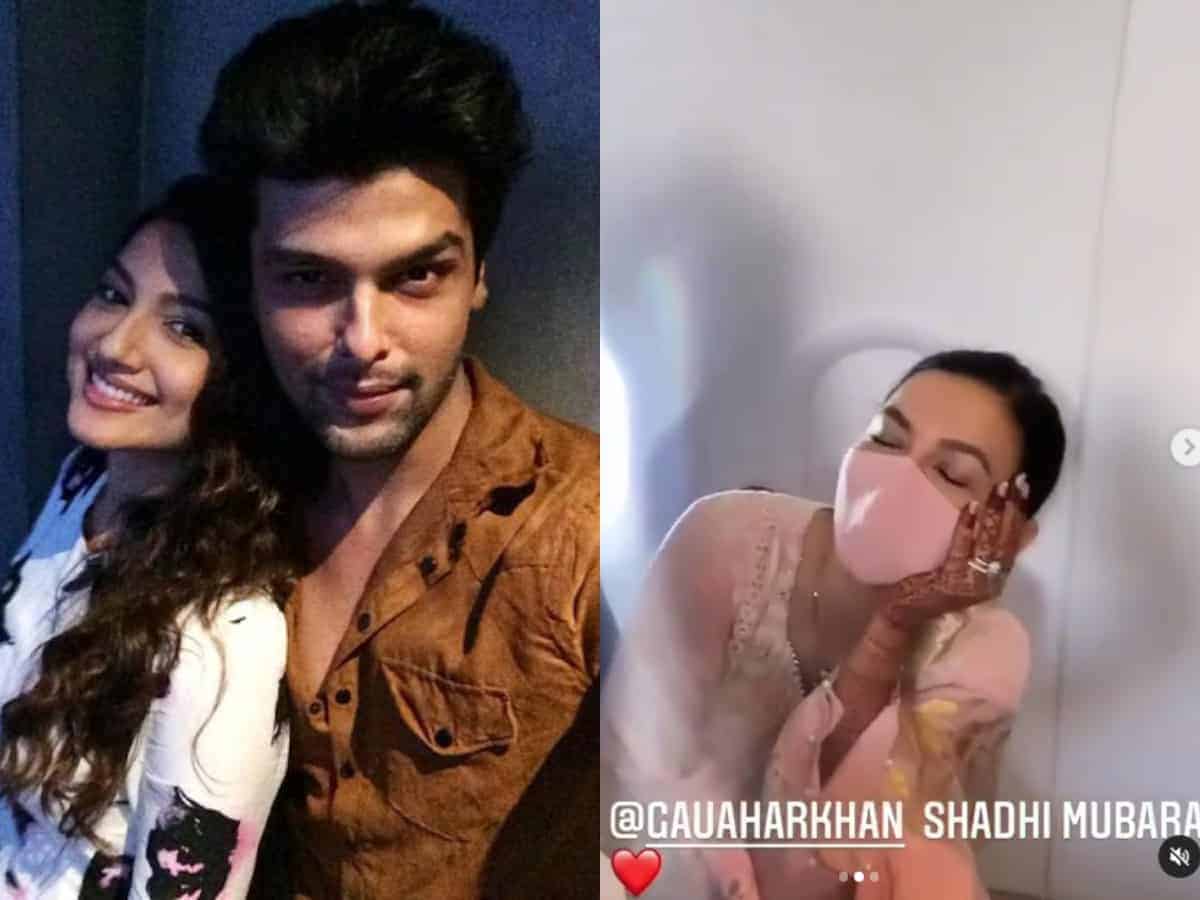 Coincidental! Newly married Gauahar Khan meets ex Kushal Tandon, latter says 'shadi mubarak'