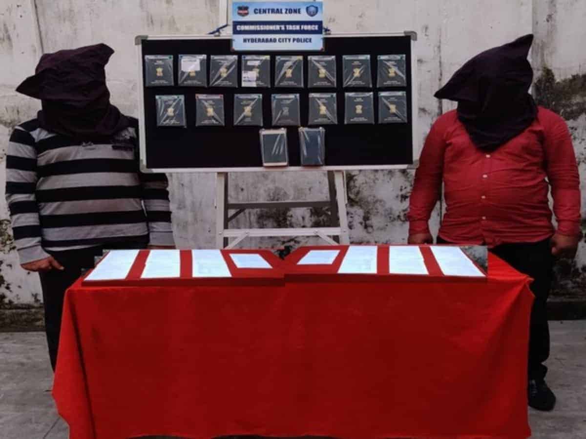 Two held for cheating unemployed youth by providing fake job visa in Hyderabad