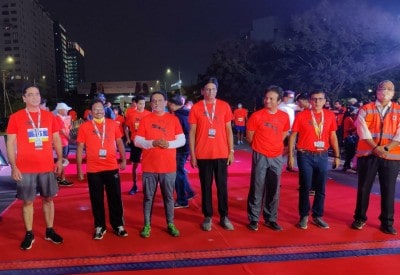 10km and 5km runs held at Hyderabad's cable bridge