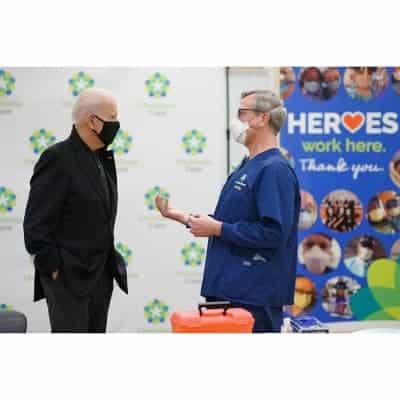 Biden receives 2nd dose of Covid-19 vaccine