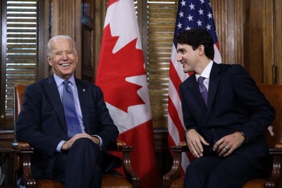 Biden vows to work with Canada during call with Trudeau