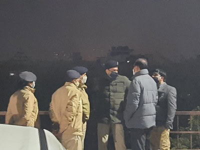 Heavy security at Ghazipur border, situation tense