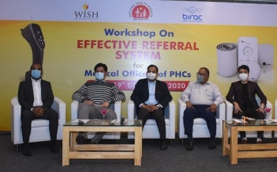 Innovators come up with 3D masks, touch-free devices in Raj