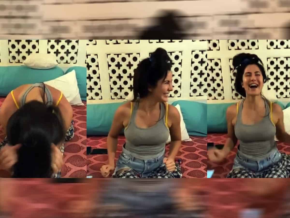Katrina Kaif showcases her quirky 'hair trick'