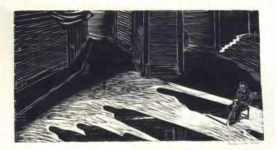 Meghalayan village life, comes alive on Triebor Mawlong's woodcuts