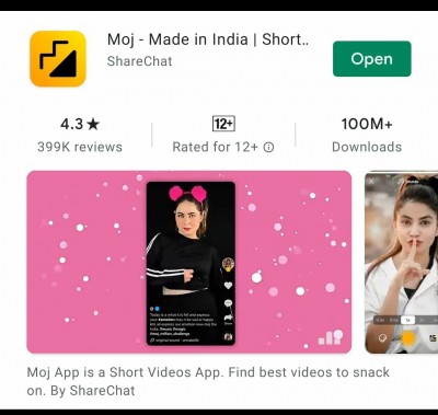Moj surpasses 100mn downloads on Google Play Store