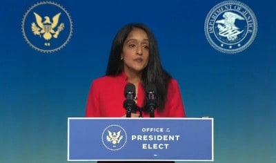 Senior-level Biden nominee Vanita Gupta recalls experience of racial bigotry