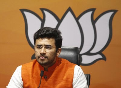 Unbridled faith in RSS teachings takes Tejasvi to new heights in politics