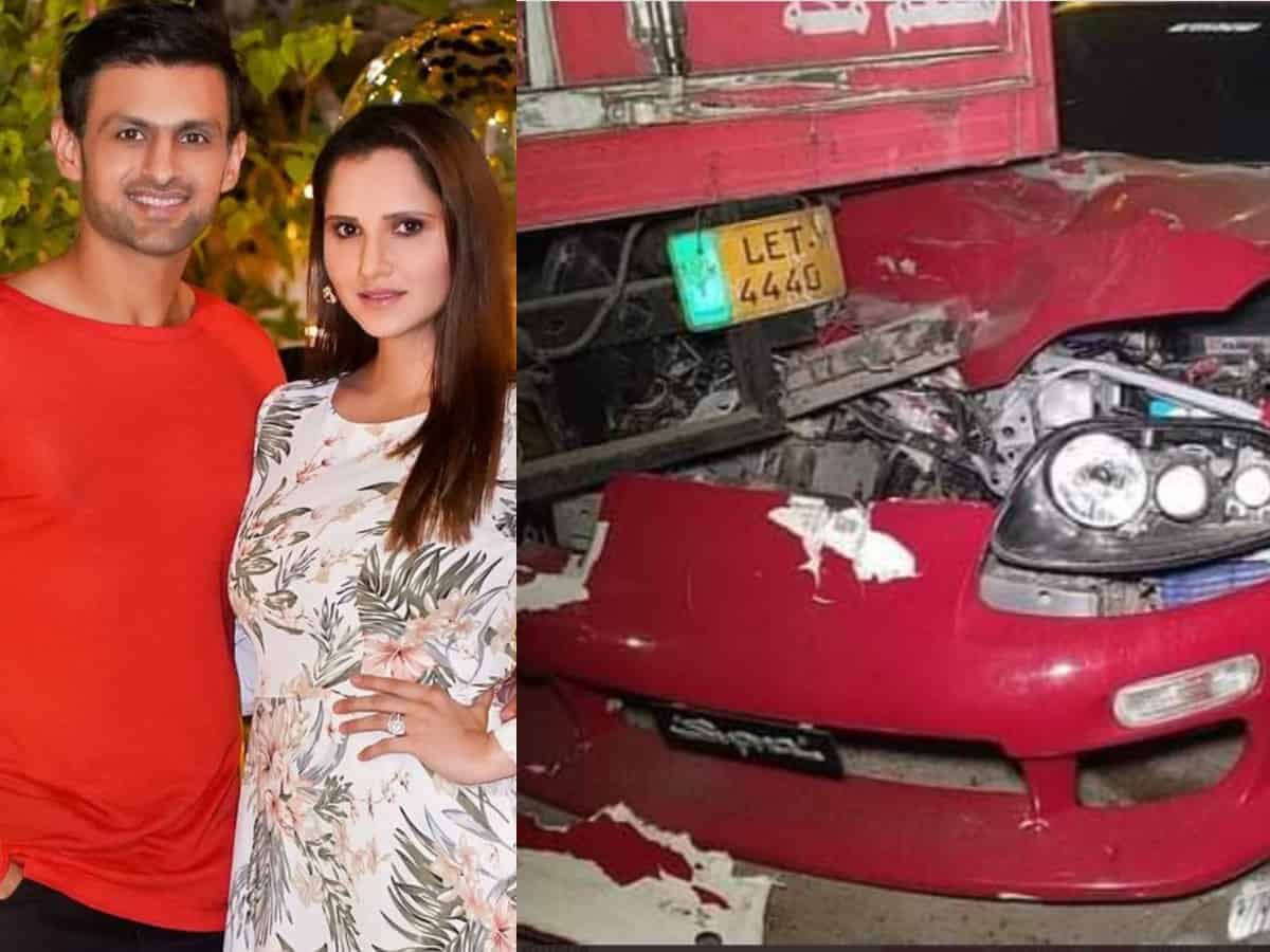 Watch: Pakistan cricketer Shoaib Malik suffers horrific car accident in Lahore