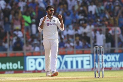 Axar makes use of skiddy new ball, thanks to fast bowlers' misery