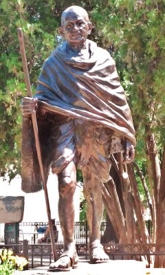 Biden spokesperson condemns Gandhi statue desecration