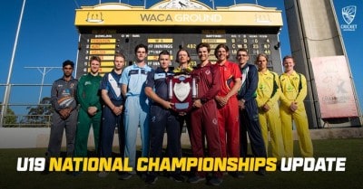 Cricket Australia cancels this season's U-19 National C'ships