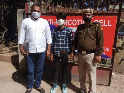 Drug peddler held with heroin worth 25 lakhs
