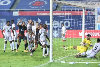 Gallego brace helps NorthEast hold Goa to 2-2 draw
