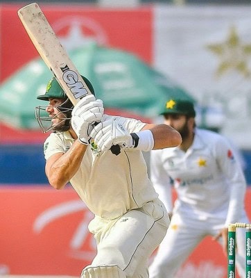 Markram, van der Dussen give SA hope after Rizwan ton
