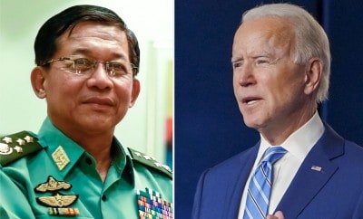 Myanmar 'coup' is 'extraordinary threat' to US national security: Biden