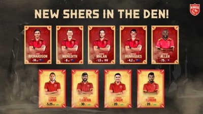 Punjab Kings strengthen team with 9 new buys at IPL auction