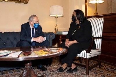 1st African-American sworn in as Secy of Senate