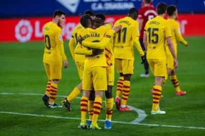 Barcelona beat Osasuna 2-0, pile pressure on Atletico