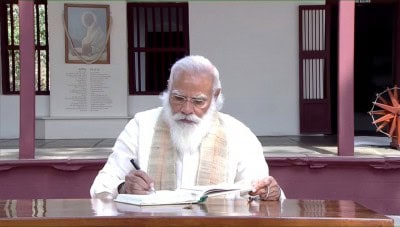 In Gujarat, PM Modi reiterates the symbolism of salt