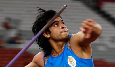 Neeraj Chopra sets national record in javelin