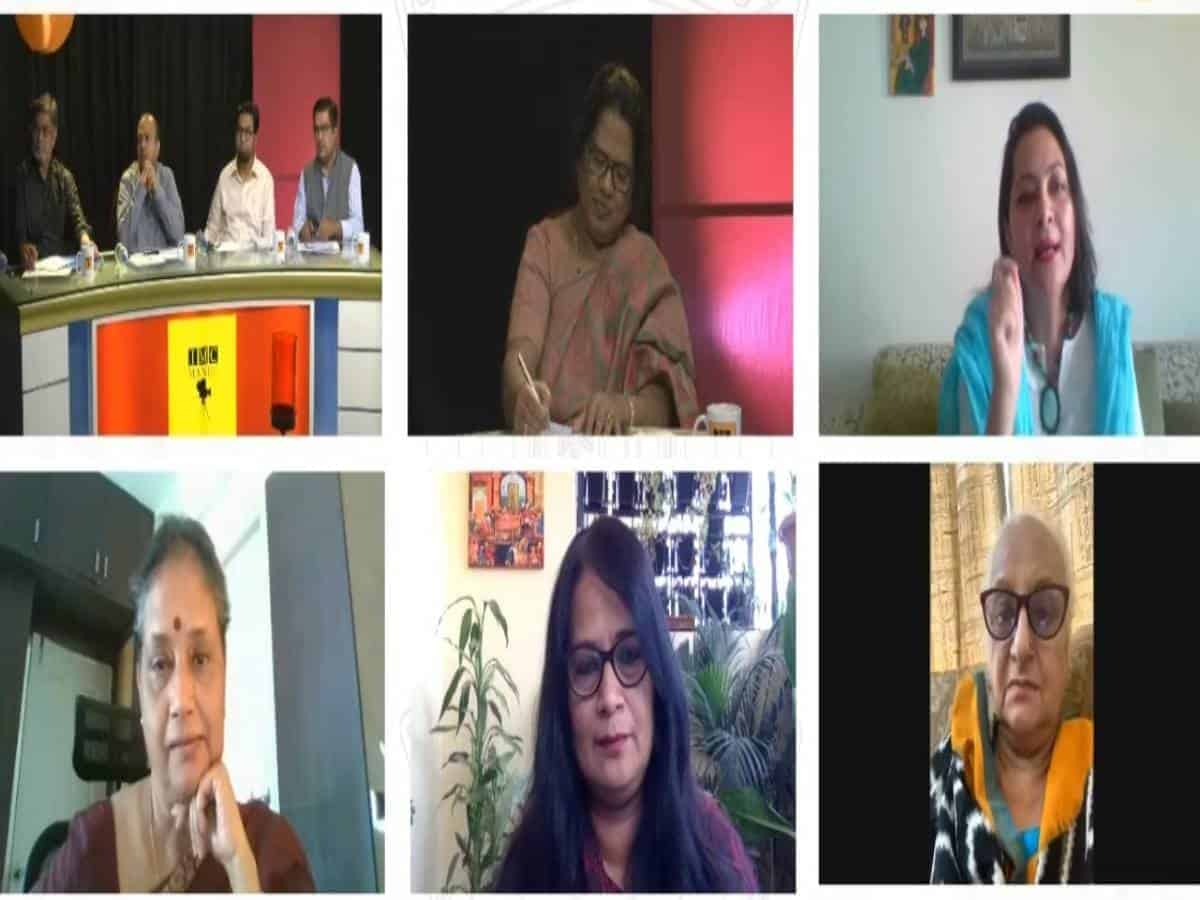 Speakers rue lack of women representation in media in Webinar held at MANUU