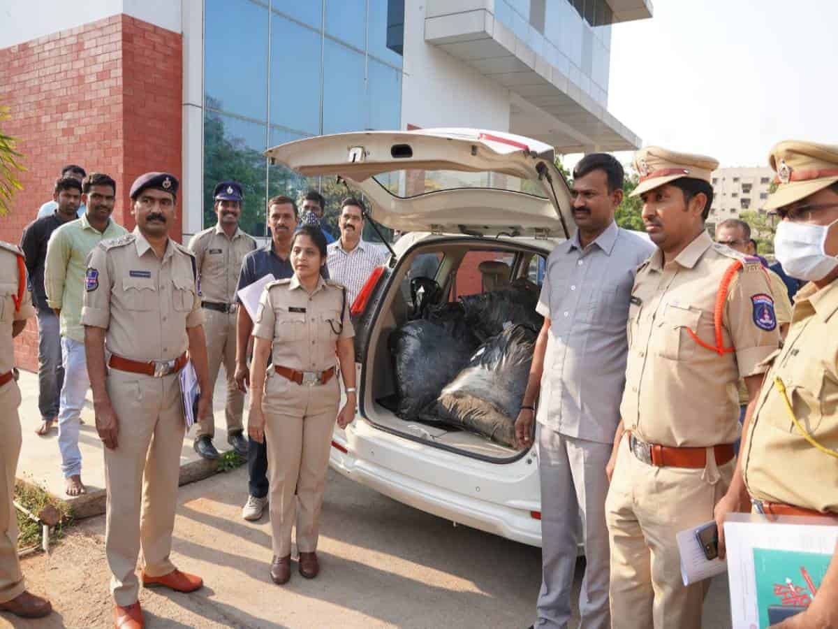 Hyderabad: Drugs worth Rs 8.50 crore seized, three including cop held