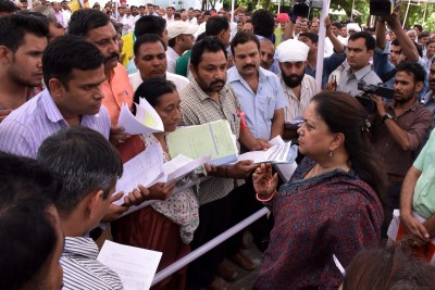 Raje's power yatra now becomes religious yatra