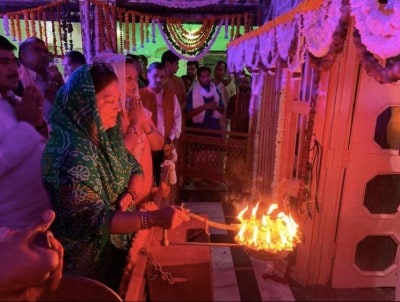 There is no 'rajniti', but 'dharm niti' in my yatra: Raje