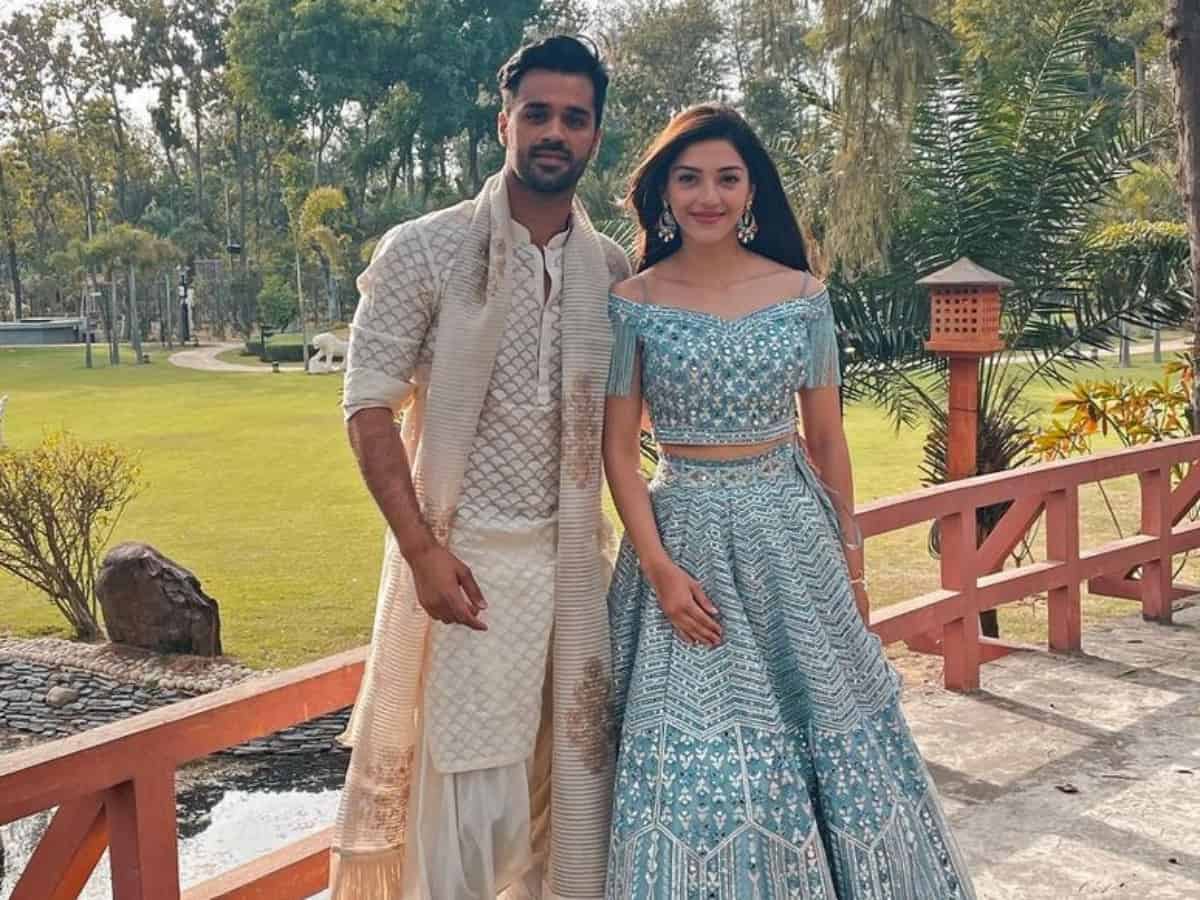 Mehreen Pirzadaa gets enagaged to Congress leader Bhavya Bishnoi, see pics