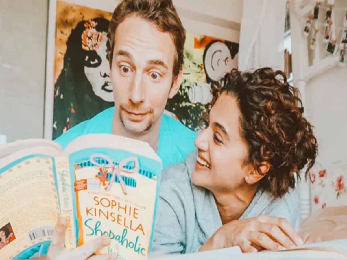 Taapsee Pannu with Mathias Boe (photo- Instagram)