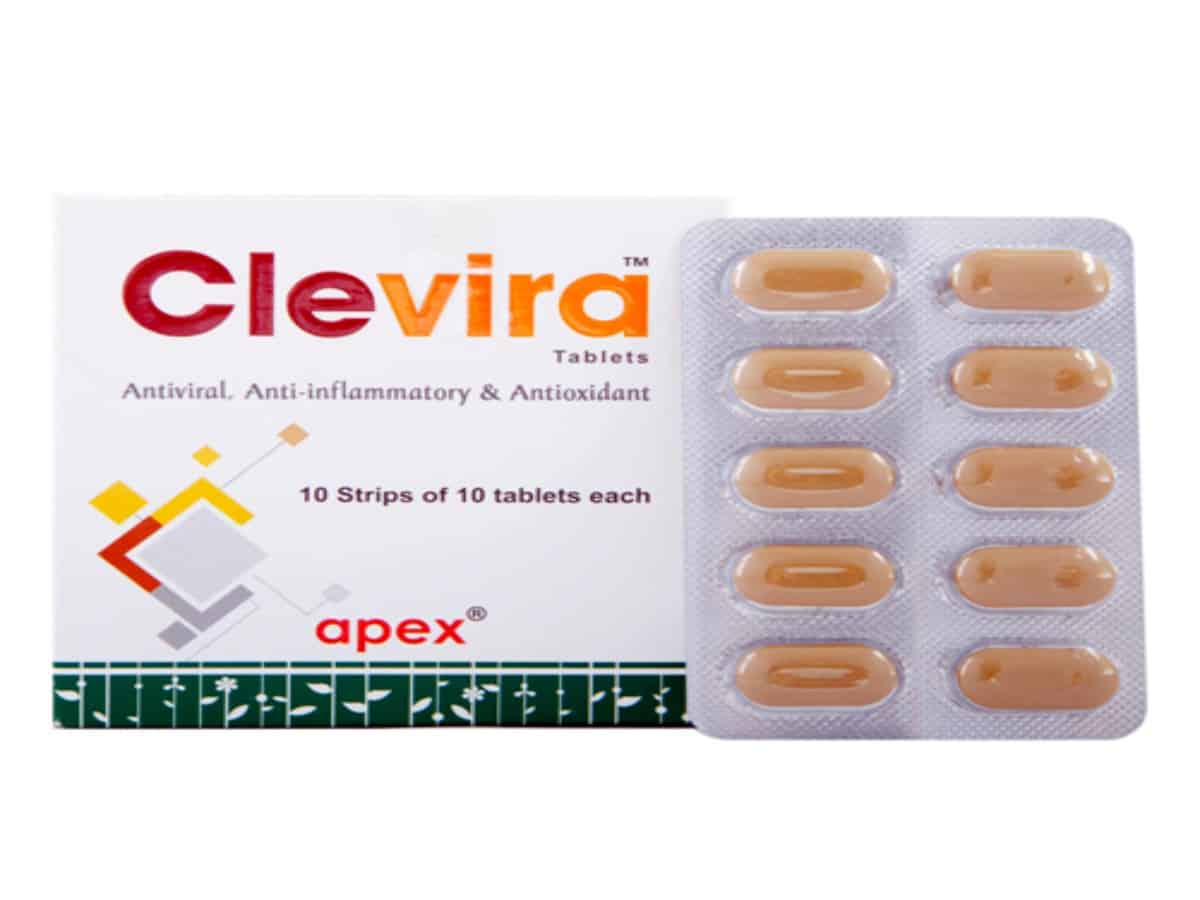 Antiviral drug Clevira repurposed for treating mild to moderate COVID-19 cases