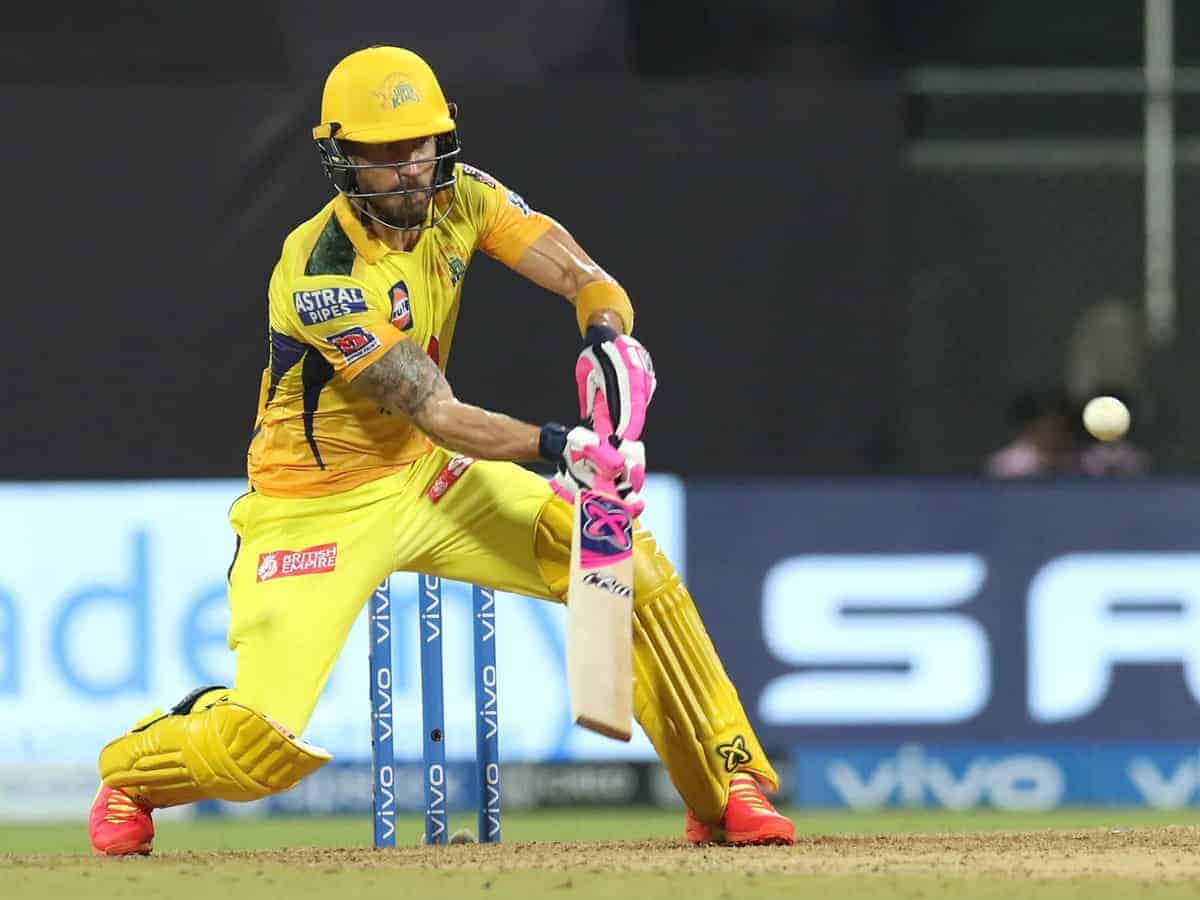 IPL 2021: Du Plessis, Gaikwad steer CSK to 220/3 against KKR