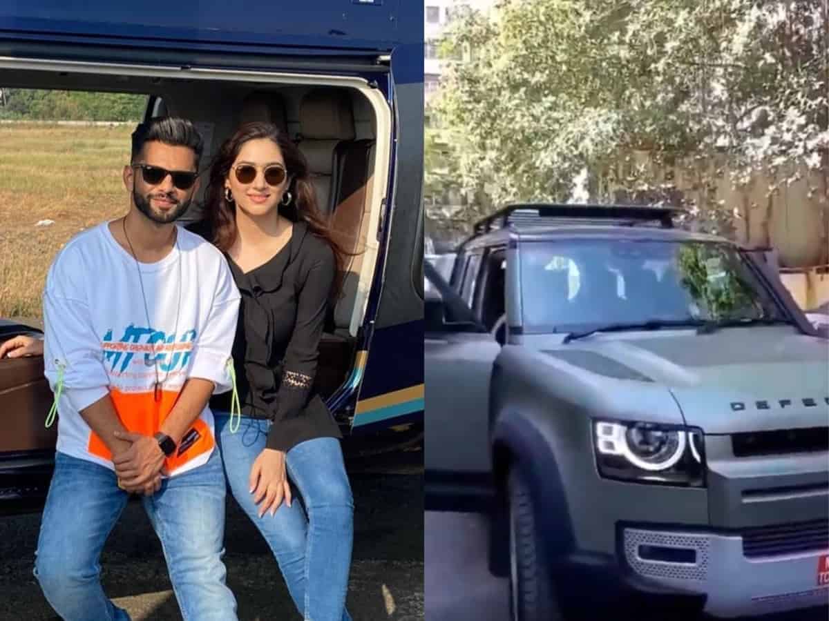 Rahul Vaidya takes ladylove Disha Parmar on luxury car ride, viral video