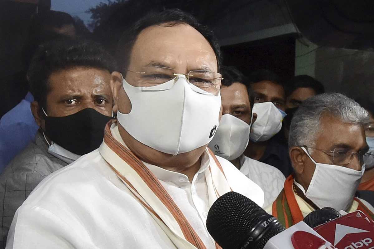J P Nadda meets post-poll violence victims