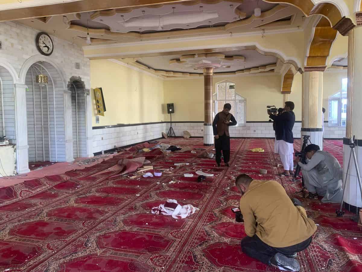 Afghan police say Kabul mosque bombing kills 12 worshippers