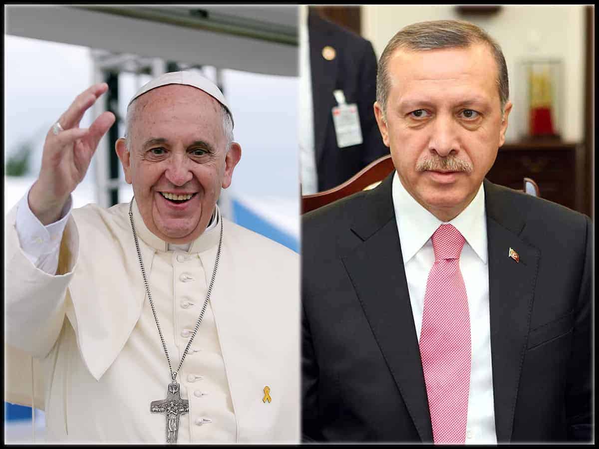 Turkey urges Pope to back sanctions on Israel