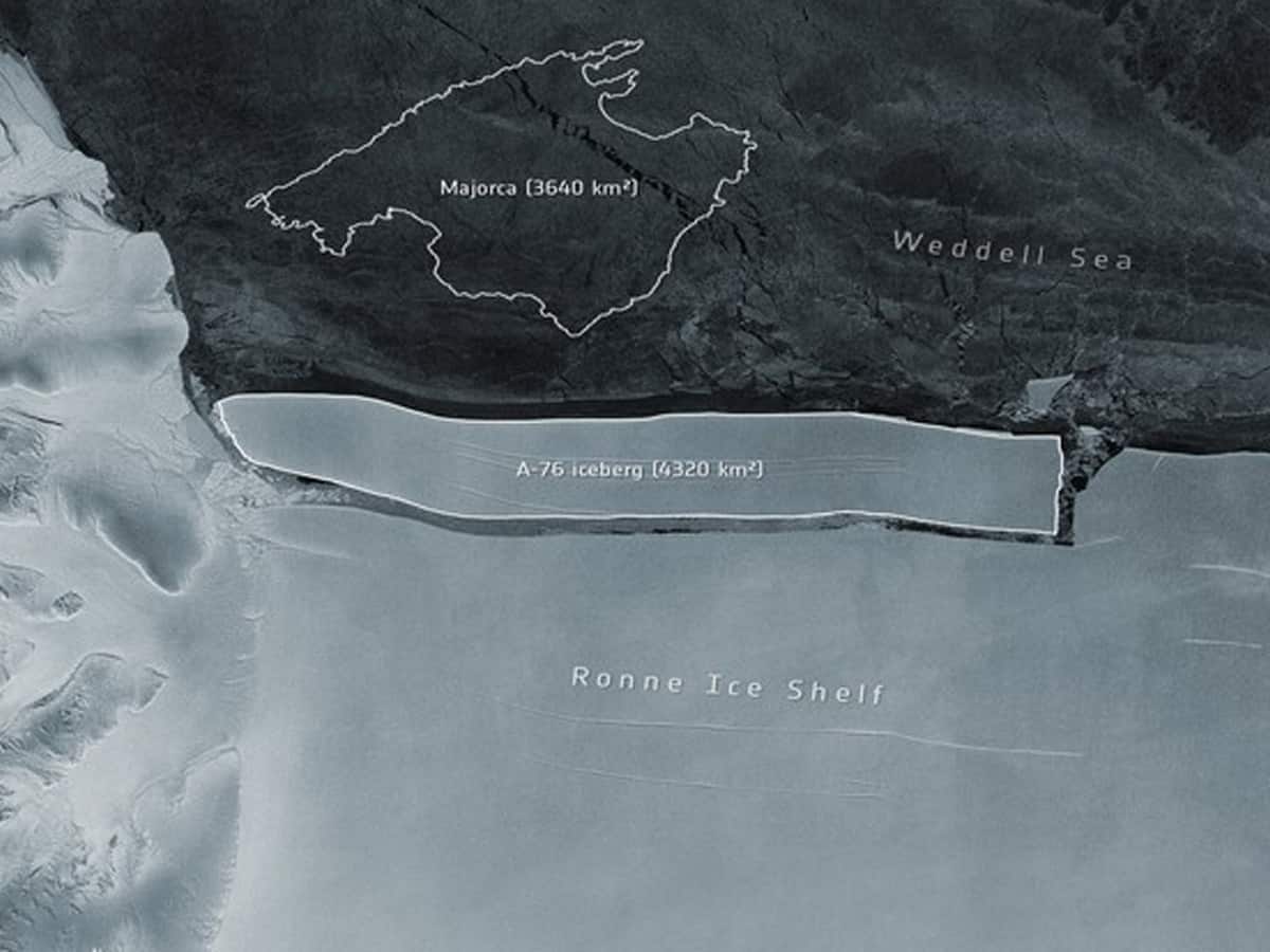 World's largest iceberg breaks off Antarctica: European Space Agency