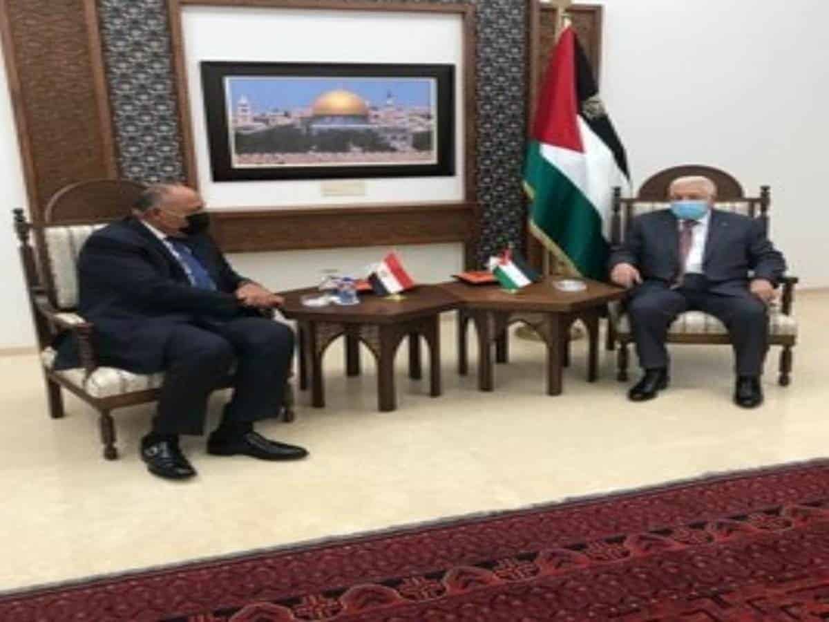 Egypt's FM meets Abbas to discuss situation in Palestine