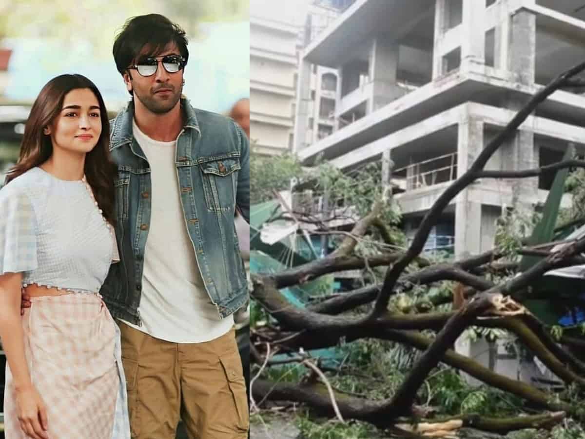 Ranbir-Alia's new Bandra home damages due to cyclone (Video)