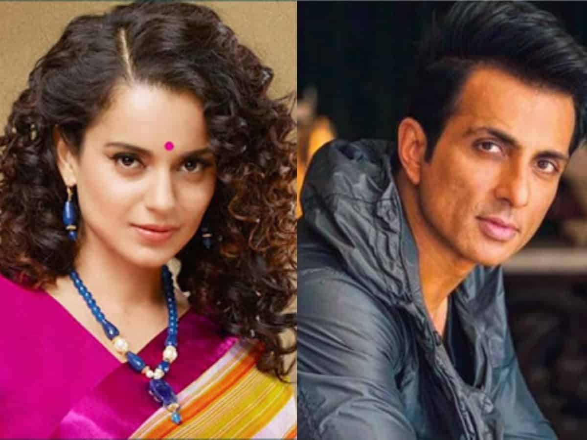 Kangana Ranaut likes tweet that calls Sonu Sood 'fraud'