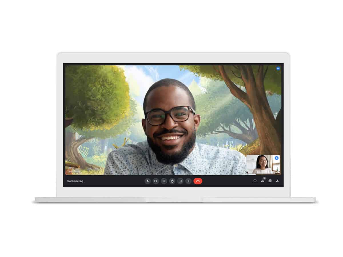 Google Meet rolls out video backgrounds on web