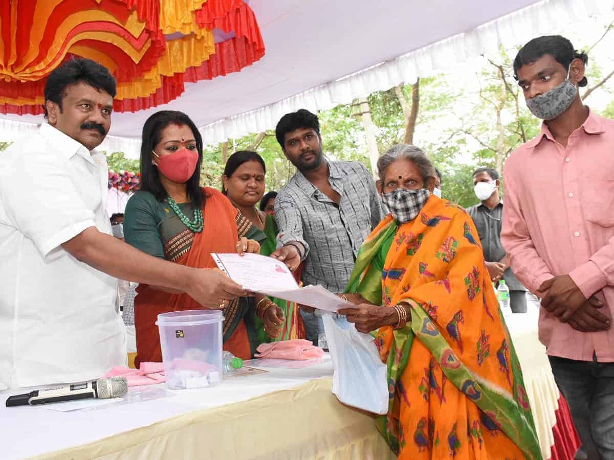 Hyderabad: 162 families get keys to 2BHK houses
