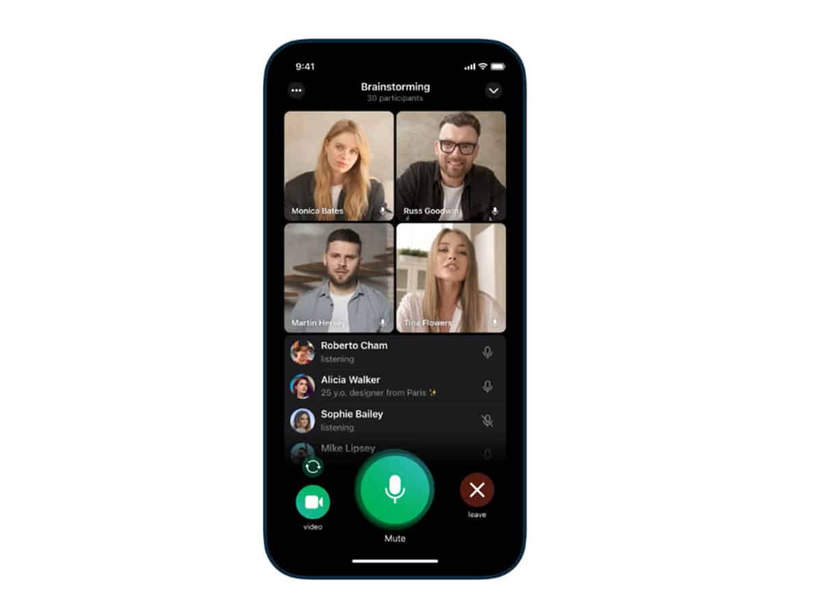 Telegram is adding group video calling