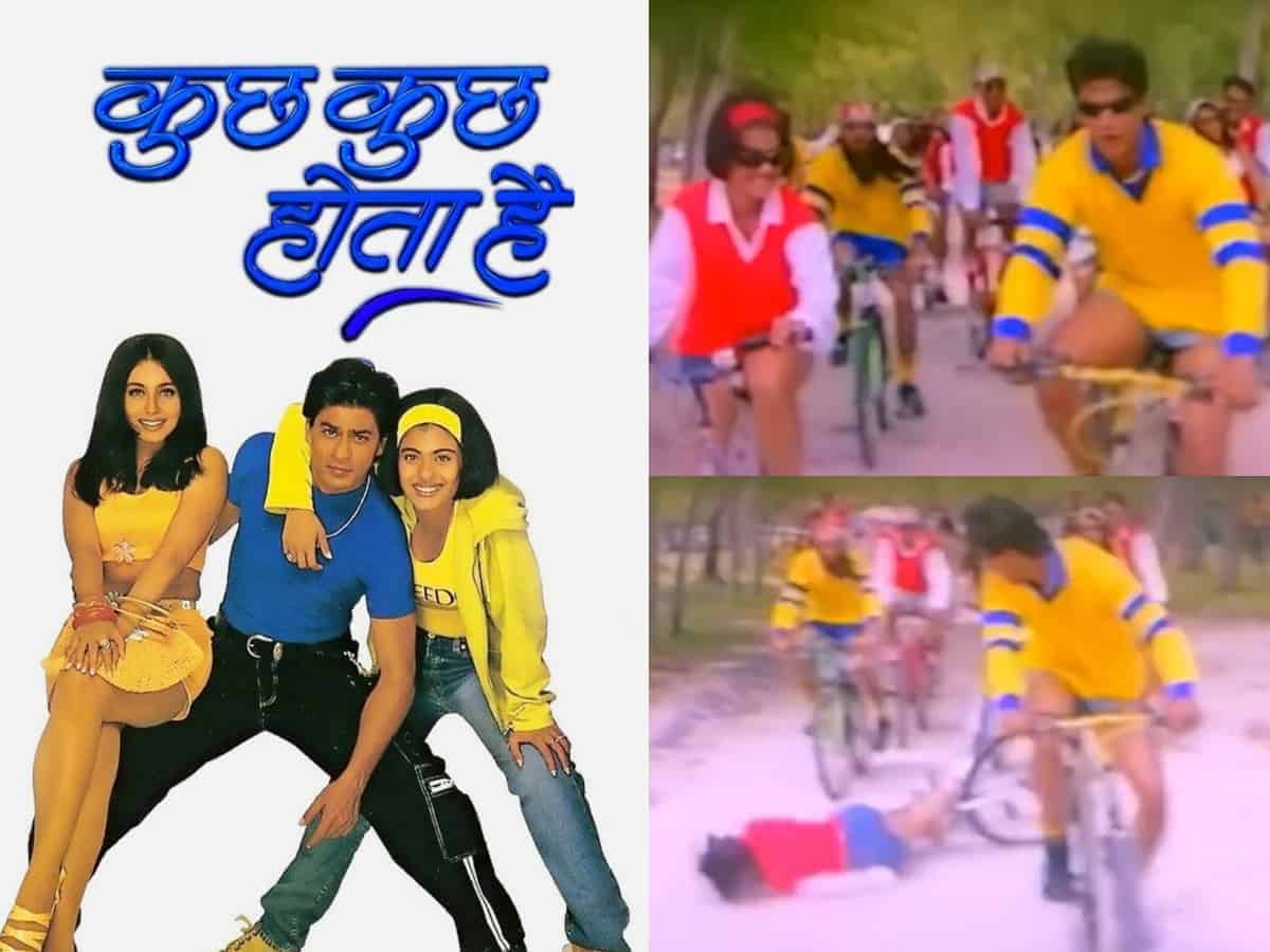 When Kajol fell off a cycle during 'Kuch Kuch Hota Hai' shoot [Video]